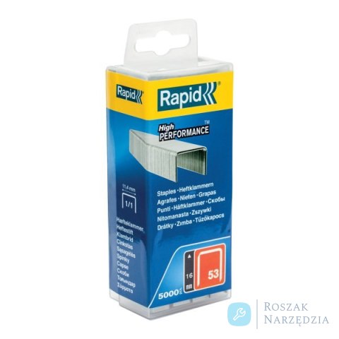 Zszywki Rapid z drutu cienkiego nr 53 (16 mm) - opakowanie 2400 szt.