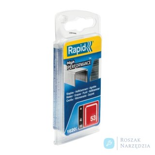 Zszywki Rapid z drutu cienkiego nr 53 (4 mm) - opakowanie 1600 szt.