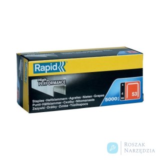 Zszywki Rapid z drutu cienkiego nr 53 (4 mm) - opakowanie 5000 szt.