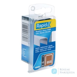 Zszywki Rapid z drutu cienkiego nr 958 (10 mm) - opakowanie 1600 szt.