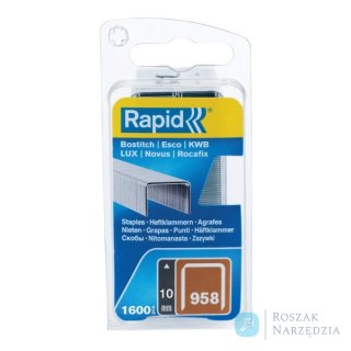 Zszywki Rapid z drutu cienkiego nr 958 (10 mm) - opakowanie 1600 szt.