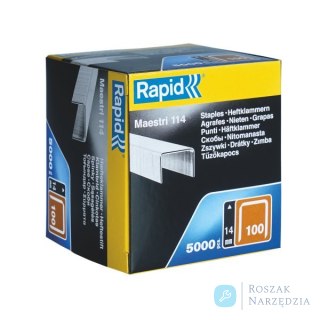 Zszywki Rapid z drutu płaskiego nr 100 (14 mm) - opakowanie 5000 szt.