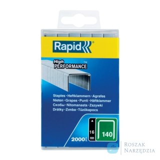 Zszywki Rapid z drutu płaskiego nr 140 (16 mm) - opakowanie 2000 szt.