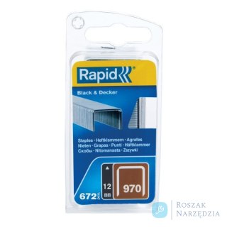 Zszywki Rapid z drutu płaskiego nr 970 (12 mm) - opakowanie 670 szt.