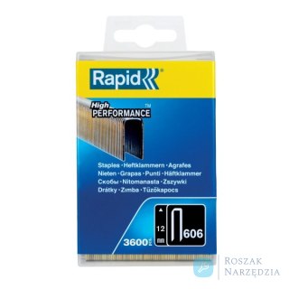 Zszywki Rapid z wąską koroną nr 606 (12 mm) - opakowanie 3600 szt.