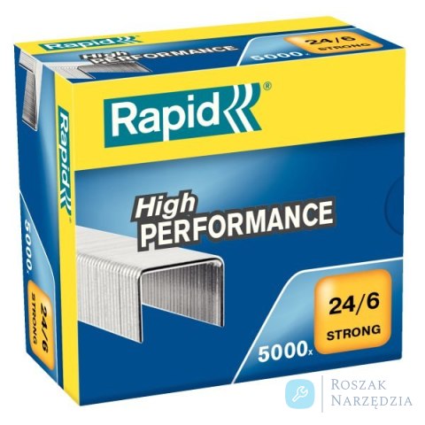 Zszywki Strong 24/6 5M - opakowanie 5000 szt. Rapid
