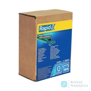 Zszywki zaciskowe do ogrodzenia Rapid VR16, zielone - opakowanie 3190 szt.