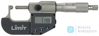 Elektroniczny mikrometr do rur Limit 0-25 mm