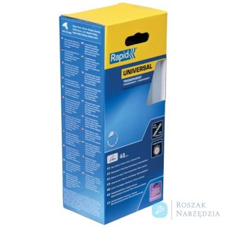 Uniwersalny klej Rapid 12 mm, przezroczysty