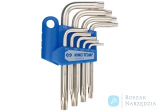 ZESTAW IMBUSÓW 9 szt. 1147 - TORX Z OTWOREM T10 - T50 King Tony