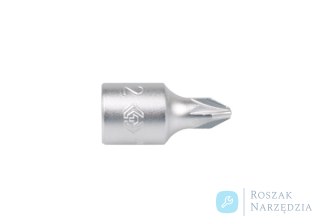 NASADKA 1/4" Z KOŃCÓWKĄ KRZYŻAKOWĄ PZ2 x 25mm King Tony
