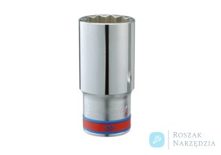NASADKA DŁUGA 1/2" CALOWA 1-1/8" x 77mm 12-kąt Cr-V King Tony