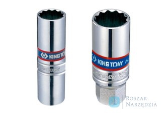 NASADKA DO ŚWIEC 3/8" 14mm x 63mm 12-kąt. WKŁADKA SPRĘŻYNOWA King Tony