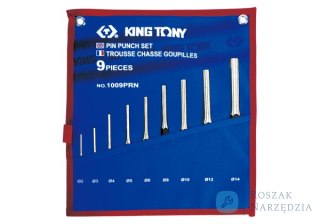 ZESTAW WYBIJAKÓW IGŁOWYCH 9 cz. 2 - 14mm, ETUI King Tony