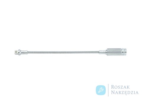 PRZEDŁUŻKA GIĘTKA 3/8" 300mm Z UCHWYTEM, Cr-V King Tony