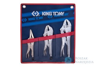 ZESTAW SZCZYPIEC ZACISKOWYCH MORSE''''A 3 SZT. ETUI''' King Tony