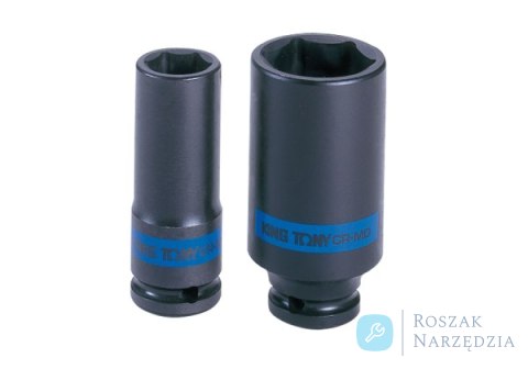 NASADKA DŁUGA UDAROWA 1/2" 27mm x 80mm, 6-kąt King Tony