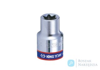 NASADKA KRÓTKA GWIAZDKOWA 1/4" E-TORX E4 x 24mm Cr-V King Tony
