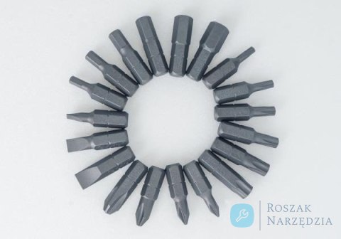 ZESTAW NARZĘDZI 1/4" 39cz. NASADKI KRÓTKIE, 6-kąt. 4 - 13mm + BITY, Z GRZECHOTKĄ I AKCESORIAMI, KASETA King Tony