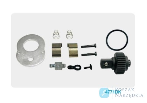 GRZECHOTKA Z PRZYCISKIEM 1/2" 32 ZĘBY 250mm UCHWYT DO PRZEDŁUŻKI 4121 King Tony