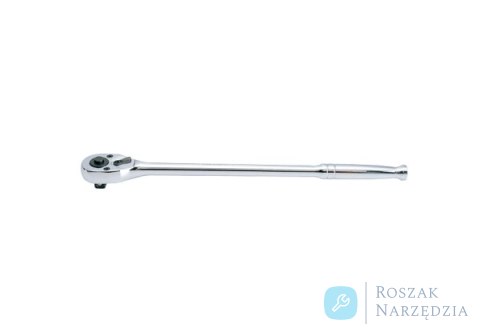 GRZECHOTKA Z PRZYCISKIEM 1/2" 32 ZĘBY 250mm UCHWYT POLEROWANY King Tony