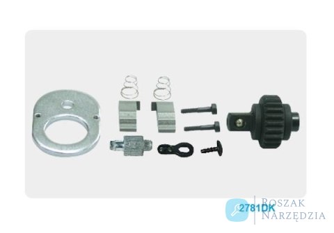GRZECHOTKA Z PRZYCISKIEM 1/4" ŁAMANA 24 ZĘBY 150mm UCHWYT POLEROWANY King Tony