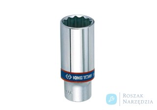 NASADKA DŁUGA 3/8" 15mm x 63mm 12-kąt Cr-V King Tony
