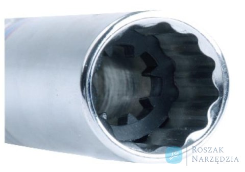 NASADKA DO ŚWIEC 3/8" 14mm x 63mm 12-kąt. WKŁADKA GUMOWA King Tony