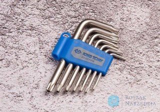 ZESTAW IMBUSÓW 7 szt. 1147 - TORX Z OTWOREM T10 - T40 King Tony