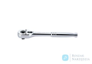 GRZECHOTKA Z PRZYCISKIEM 3/8" 32 ZĘBY 200mm UCHWYT POLEROWANY King Tony