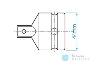 REDUKCJA UDAROWA 3/4"F(OTWÓR)x1/2" M (TRZPIEŃ), Z KULKĄ King Tony