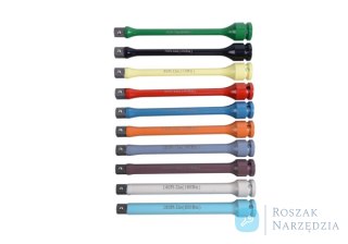 ZESTAW PRZEDŁUŻEK UDAROWYCH 1/2" Z OGRANICZNIKIEM MOMENTU 10cz. 90 - 200Nm King Tony