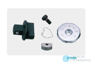 GRZECHOTKA 1/2" 72 ZĘBY 250mm, UCHWYT GUMOWY King Tony