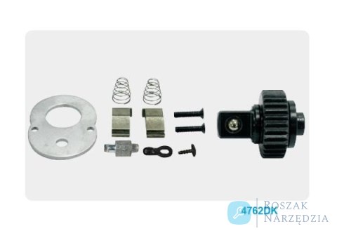 GRZECHOTKA Z PRZYCISKIEM 1/2" 32 ZĘBY 250mm UCHWYT GUMOWY King Tony