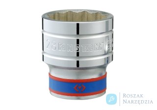 NASADKA KRÓTKA 1/2" 13mm x 38mm 12-kąt. Cr-v King Tony