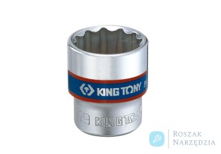 NASADKA KRÓTKA 3/8" 16mm x 29mm, 12-kąt. Cr-V King Tony