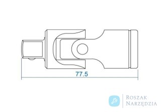 PRZEGUB KARDANA 1/2" Cr-V King Tony