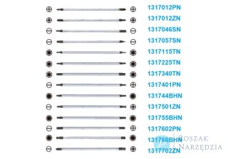 WKRĘTAK DWUSTRONNY TORX T30 + T40 x 175mm King Tony