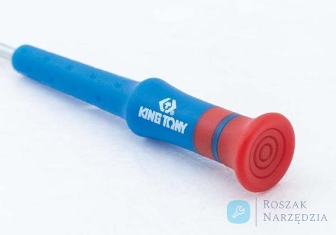 ZESTAW WKRĘTAKÓW PRECYZYJNYCH 8cz. KRZYŻAK PH No.000 - 1 x 40mm, PŁASKIE 1,5 - 3,0 x 40mm, PUDEŁKO King Tony