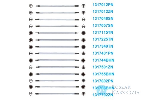 WKRĘTAK DWUSTRONNY PŁASKI 5mm + PZ1 x 175mm King Tony