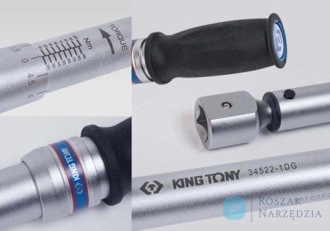 KLUCZ DYNAMOMETRYCZNY 9x12mm 2 - 10Nm BEZ GŁOWICY King Tony