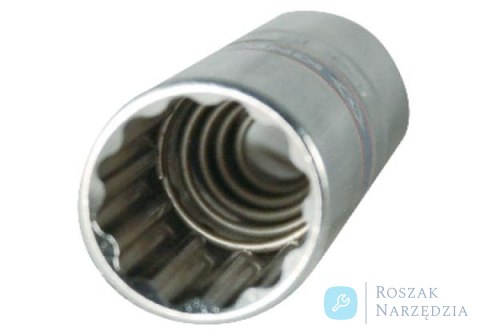 NASADKA DO ŚWIEC 3/8" 18mm x 63mm 12-kąt. WKŁADKA SPRĘŻYNOWA King Tony