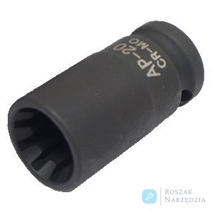 NASADKA ŚRUBY ZACISKOWEJ 10-KĄTNA 20mm (AUDI/PORSCHE) H.C.B