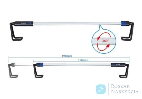 LAMPA WARSZTATOWA LED POD MASKĘ 20W - 2000 lm King Tony