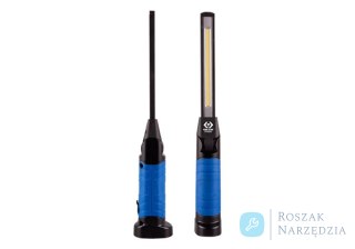 LATARKA "SLIM" 6W COB + 1 SMD Z ŁADOWARKĄ King Tony