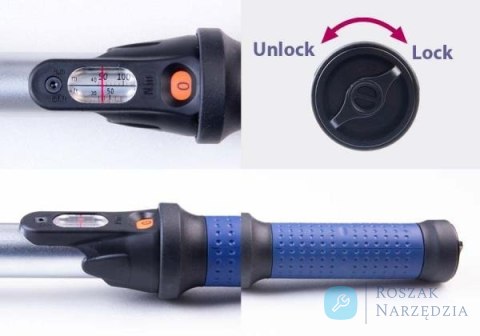 KLUCZ DYNAMOMETRYCZNY Z PRZYCISKIEM 1/2" 60 - 300 Nm King Tony
