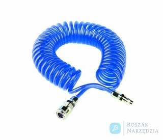 PRZEWÓD WZMOCNIONY PNEUMATYCZNY SPIRALNY 8x12mm, 5M