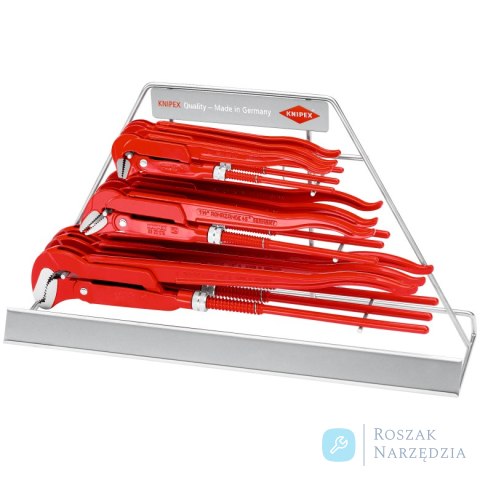 Ekspozytor do kluczy nastawnych do rur 00 19 37 Bez szczypiec KNIPEX Ekspozytor do kluczy nastawnych do rur 00 19 37 Bez szczypiec KNIPEX