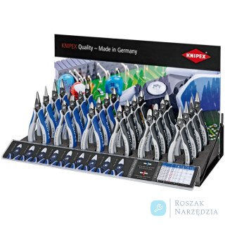 Ekspozytor do szczypiec dla elektroników 00 19 34 2 V02 Bez szczypiec KNIPEX