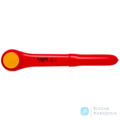 Grzechotka dwukierunkowa przekładana 98 42 Z zabierakiem czworokątnym 1/2" KNIPEX